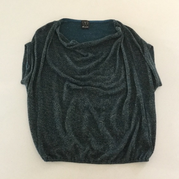 ELLA MOSS emerald sparkle sweater SZ S - Picture 3 of 4
